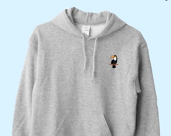 Toucan Hoodie, Toucan Icon Hoodie, Toucan Lover Hooded Sweater, Toucan Sweatshirt, Toucan Icon Gift, Toucan Lover UNISEX ADULTS Hoodie