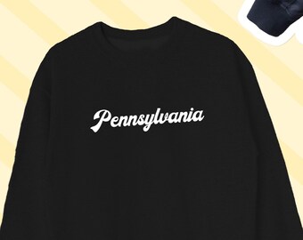 Sweat-shirt vintage Pennsylvanie, cadeau Pennsylvanie, pull Pennsylvanie, pull Pennsylvanie mignon, cadeau amateur de Pennsylvanie / pull NYC