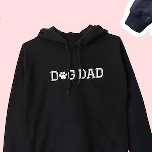 Dog Dad Hoodie, Dog Dad Paw Sweater, Cute Dog Dad Paw Hoodie, Dog Father Gift, Dog Father Jumper, Fathers Day Gift, Fathers Day Hoodie
