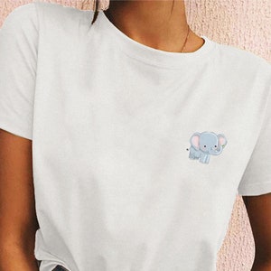Elephant Shirt, Cute Elephant T-Shirt, Cute Elephant Gift Tee Shirt, Elephant Lover Gift Shirt, Elephant Tee, Elephant Tee UNISEX Tee Shirt