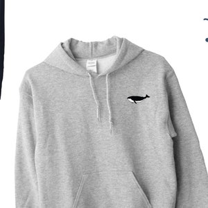Whale Icon Hoodie, Whale Jumper, Whale Sweater, Gift for Whale Lover Friend, Ocean Lover UNISEX Hoodie, Whale  Animal Lover Jumper
