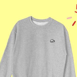 Nashorn Icon Sweatshirt, Süßer Nashorn Pullover, Nashorn Pullover, Nashorn Sweatshirt, Nashorn Icon Top Geschenk, Nashorn Liebhaber Pullover, UNISEX
