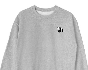Panda Sweatshirt, süße Panda Icon Pullover, süße Panda Tier Liebhaber Pullover, Panda Sweatshirt, Panda Top Geschenk, Panda Liebhaber Geschenk, UNISEX