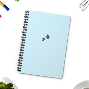 Sea Turtle Journal, Turtle Ocean Spiral Notebook, Gift for Ocean Turtle Lover Friend Notebook, Sea Turtle Notebook Journal, Turtle Journal