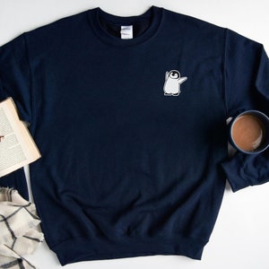 Pinguin Tanzen Sweatshirt, Pinguin Rundhalsausschnitt, Tanzen Pinguin Geschenk, Pinguin Pullover, Geschenk für Pinguin Liebhaber Freund, Pinguin Liebhaber Sweatshirt