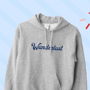 Wanderlust Hoodie, Cute Travel Lover Sweater, Travel Lover Gift, Travel Lover Jumper, Wanderlust Hoodie, Wanderlust Jumper, Wanderlust Gift