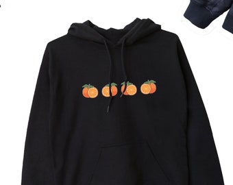 Orange Hoodie, Orange Icon Hoodie, Cute Oranges Hooded Sweater, Oranges Sweatshirt, Oranges Lover Friend Gift, Oranges UNISEX ADULTS Hoodie