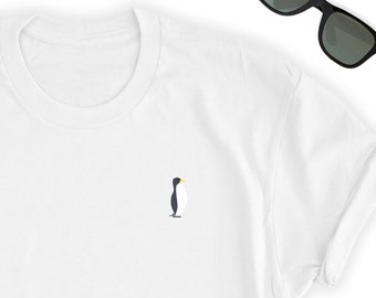 Penguin Shirt // Penguin Pocket Shirt // Penguin Shirt // Penguin Pocket Shirt // Cute Penguin Tee // Penguin - Short-Sleeve Unisex T-Shirt