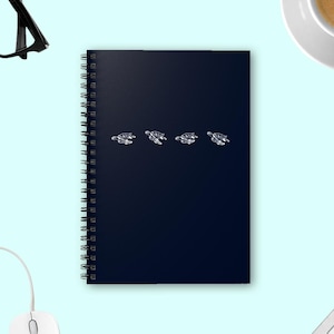 Sea Turtle Journal Notebook, Turtle Icon Journal, Gift Ocean Lover Friend Spiral Notebook, Sea Turtle Notebook Journal, Diver Diving gift