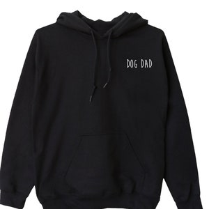 Dog Dad Script Heavy Blend Hooded Sweatshirt Hoodie / Dog Dad Hoodie / Dog Dad Hooded Sweater  / Pet Lover / Dad Gift / Dog Dad Sweatshirt