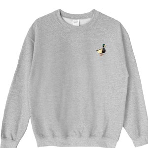 Duck Sweatshirt, Duck Sweater, Cute Donkey Sweater, Duck Lover Sweatshirt, Duck Top, Duck Gift, Duck Lover, UNISEX