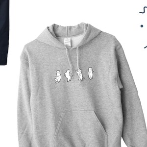 Cats Icon Hoodie, Cat Icon Hoodie, Cute Cat Sweater, Cat Lover Gift, Cat gift, Cat lover sweater, Cat Dancing Sweatshirt - UNISEX