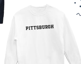 Bluza z Pittsburgha, uroczy sweter z Pittsburgha, sweter dla miłośników Pittsburgha, bluza z Pittsburgha, prezent dla miłośników Pittsburgha - UNISEX
