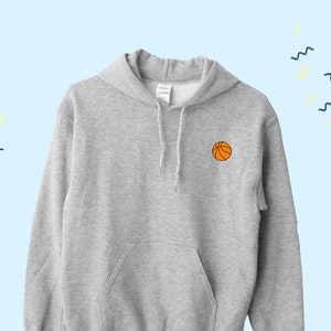 Basketball Hoodie, Basketball Ball Hoodie, Cute Basketball Sweater, Basketball Lover Gift, Basketball gift, Basketball lover sweater, UNISEX