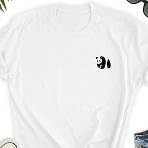 Panda Shirt // Cute Panda T-Shirt // Panda Bear Tee // Panda Top // Panda Tee // Unisex Panda Bear Tee