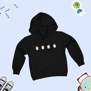 Hamster Kids and Toddler Hoodies Sweatshirts, Cute Hamster Kid Gift, Gift for Hamster lover kid, Cute Hamsters Lover Kid Hoodie Sweater