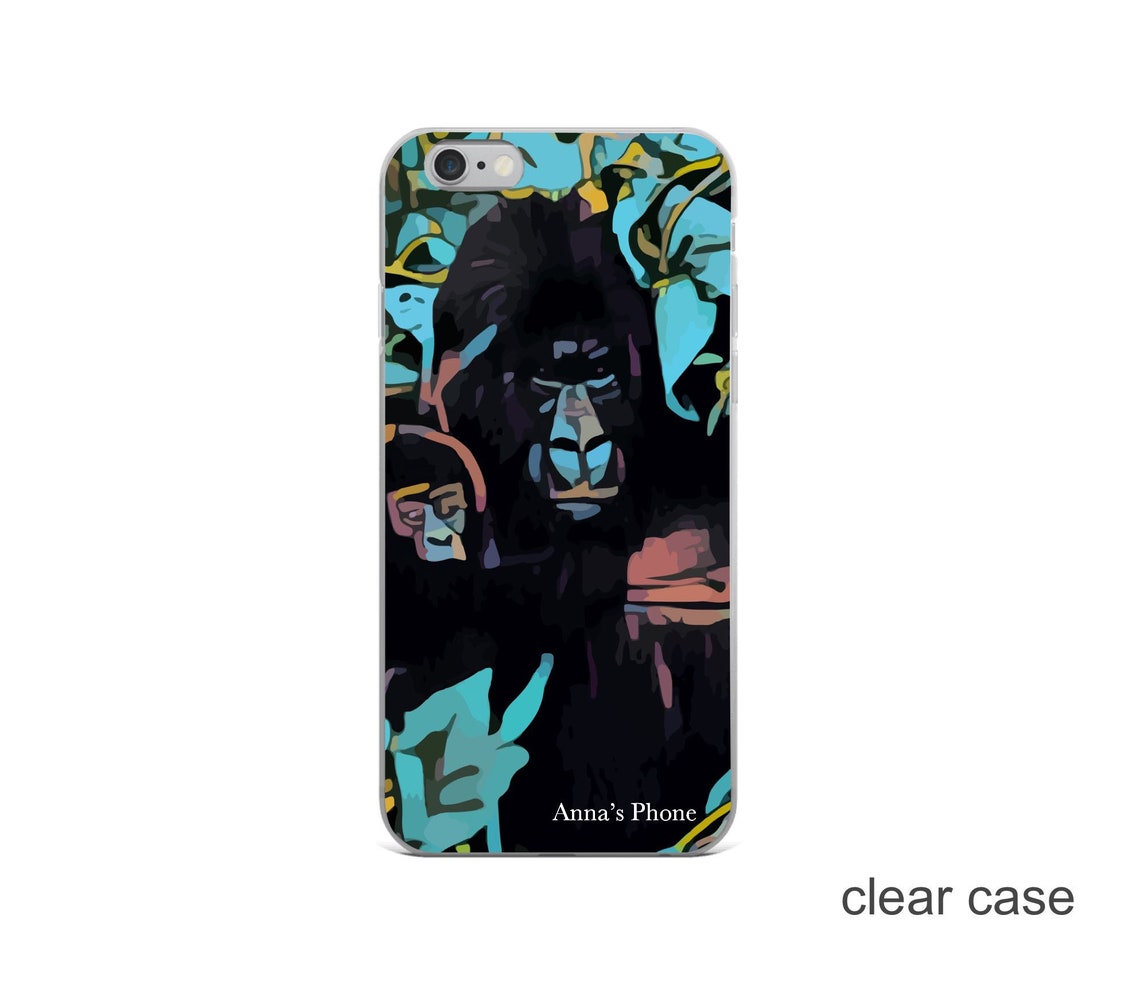 Gorilla Custom Phone Case / Custom Gorilla Case / Customizable Etsy
