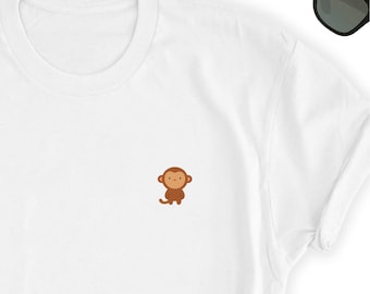 Monkey Shirt // Cute Monkey T-Shirt // Monkey Tee // Monkey Top // Monkey Tee // Unisex Monkey Tee