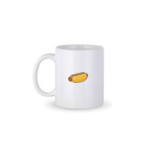 Hot Dog Coffee Mug, Hot Dog Personalized Mug, Hot Dog Lover Coffee Cup, Hot Dogs Mug, Gift for Him, Gift for Her, Co-worker Gift