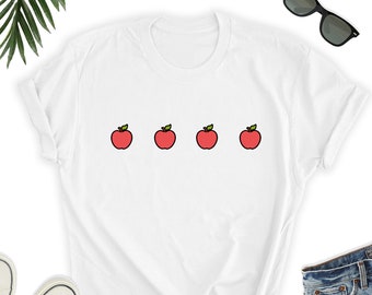 Apple Shirt, Apple Cute Lover T-Shirt, Apple Tee Shirt, Apple Fruits Lover Gift Shirt, Apple Tee, Gift For Fruit Lover Friends UNISEX Shirt