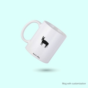 Donkey Coffee Mug, Donkey Personalized Mug, Donkey Icon Coffee Cup, Donkey Lover Mug, Gift for Him, Gift for Her, Co-worker Gift