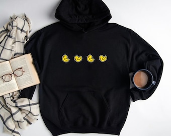 Sudadera con capucha de pato, sudadera con capucha con icono de pato amarillo, suéter de pato, sudadera con capucha para amantes de los animales, suéter lindo para amantes de los animales - SUDADERA CON CAPUCHA UNISEX PARA ADULTO