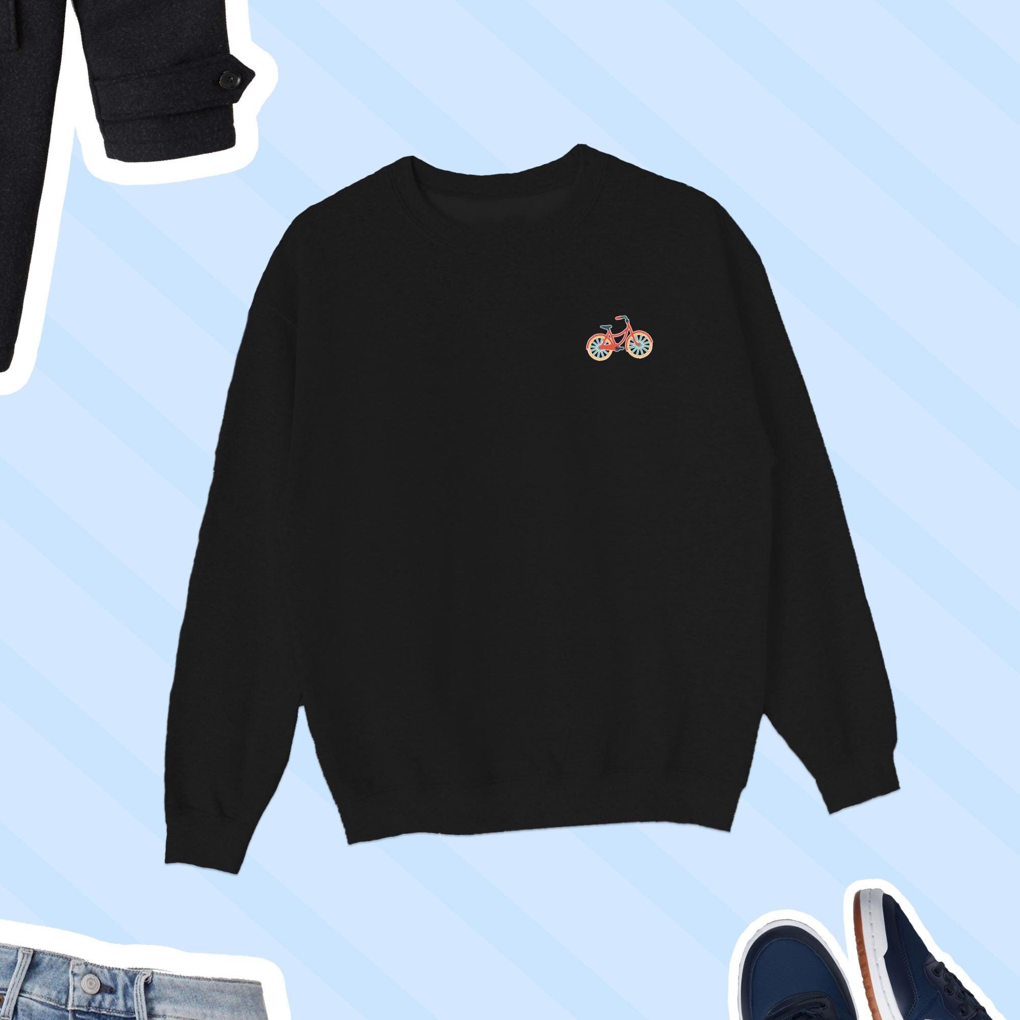 [GRAVER]★SAW X X GRAVER★SAW SIGNATURE BICYCLE SWEATSHIRT Bicycle Sweatshirt, Cute Bike Icon Sweater, Bicycle Positive