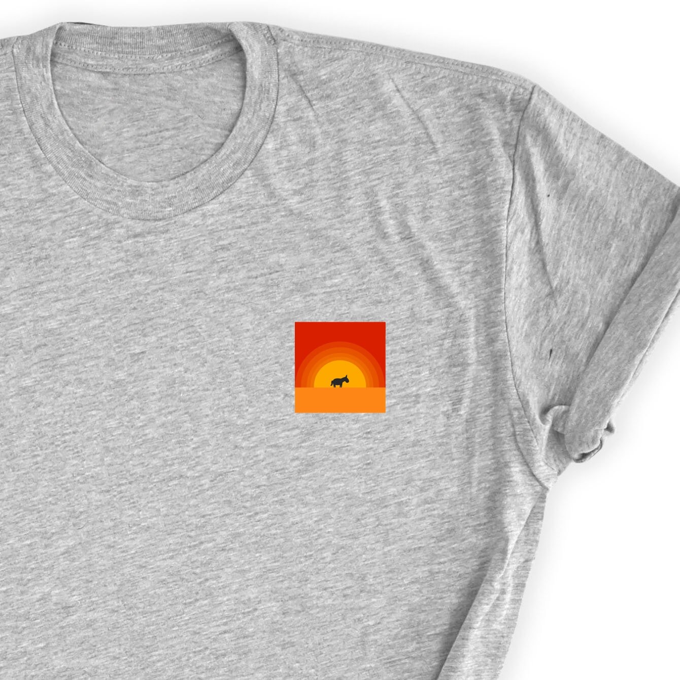 Cute Sunset Donkey Shirt Funny Donkey 