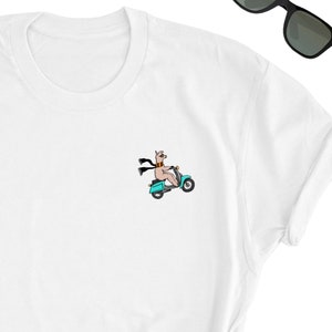 Llama Scooter Shirt, Llama Lover T-Shirt, Fun Llama Tee Shirt, Llama Gift Shirt, Llama Tee, Gift Llama Lover Friend, Alpaca UNISEX T-Shirt