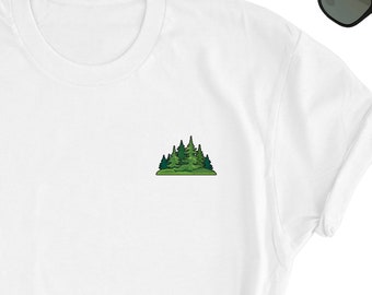 Camiseta de bosque, camiseta para amantes de la naturaleza, camiseta de bosque, camiseta de regalo de naturaleza, camiseta de pinos, camiseta unisex de regalo para amantes del bosque