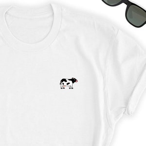 Cow Shirt // Cute T-Shirt // Cute Cow Tee // Cow Top // Cow Tee // Unisex Cow Tee