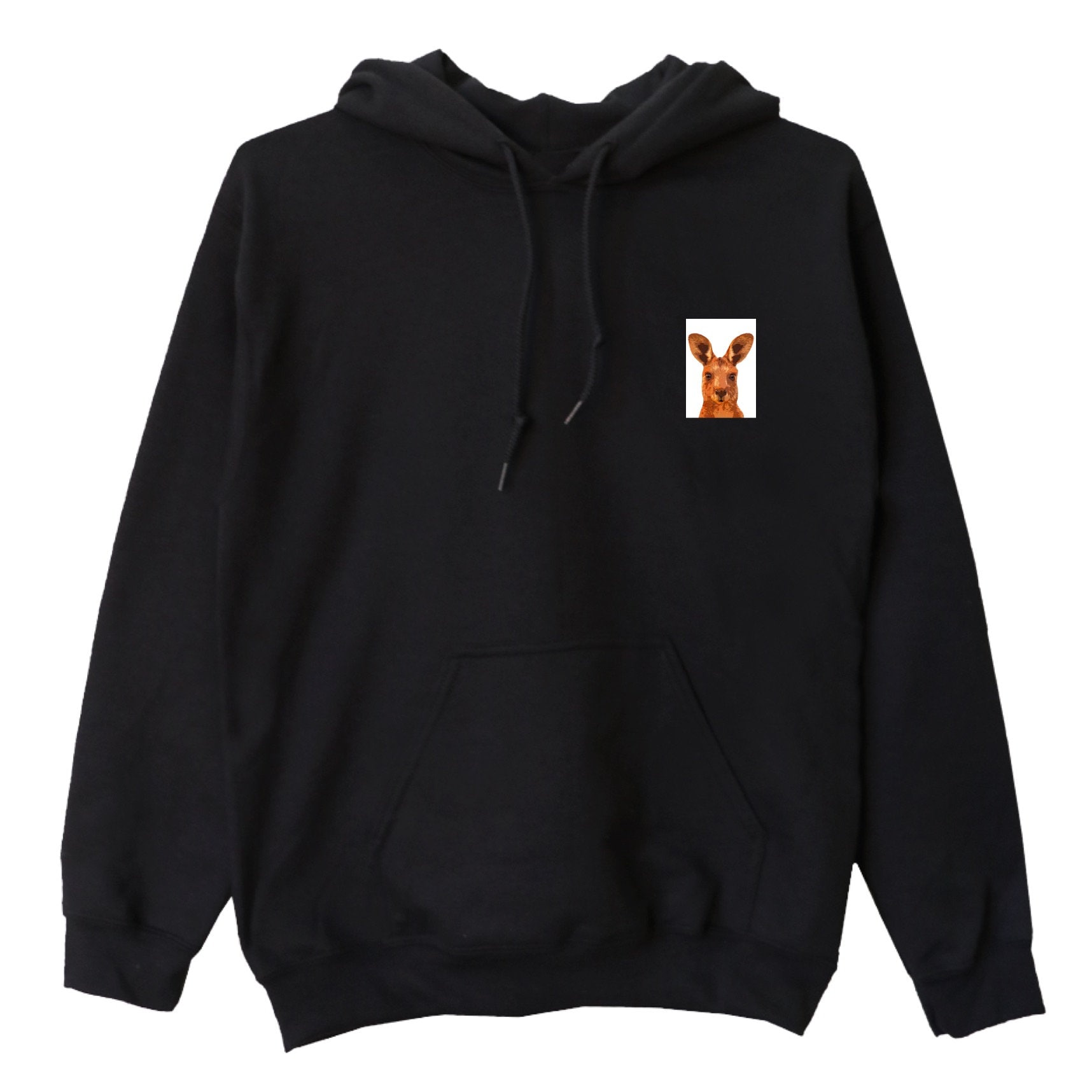 Kangaroo Hoodie Cute Kangaroo Lover Hooded Sweatshirt Etsy