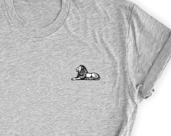 Lion Shirt, Cute Lion T-Shirt, Animal Lover Tee Shirt, Cute Lion Friend Gift, Lion Tee, Gift for Lion Animal Lover Friend UNISEX Adult Shirt