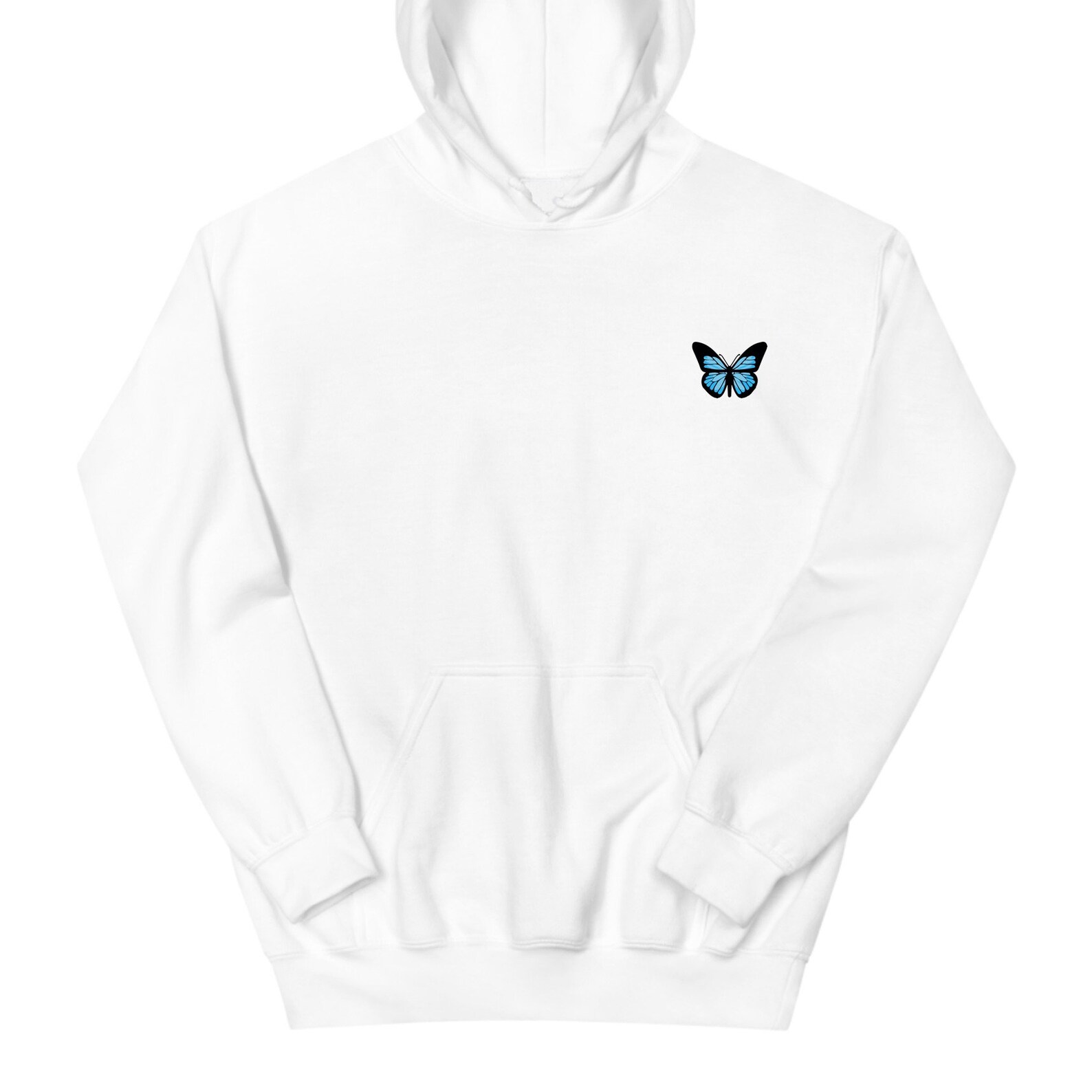 Butterfly Hoodie Cute Butterfly Hoodie Butterfly Lover Etsy