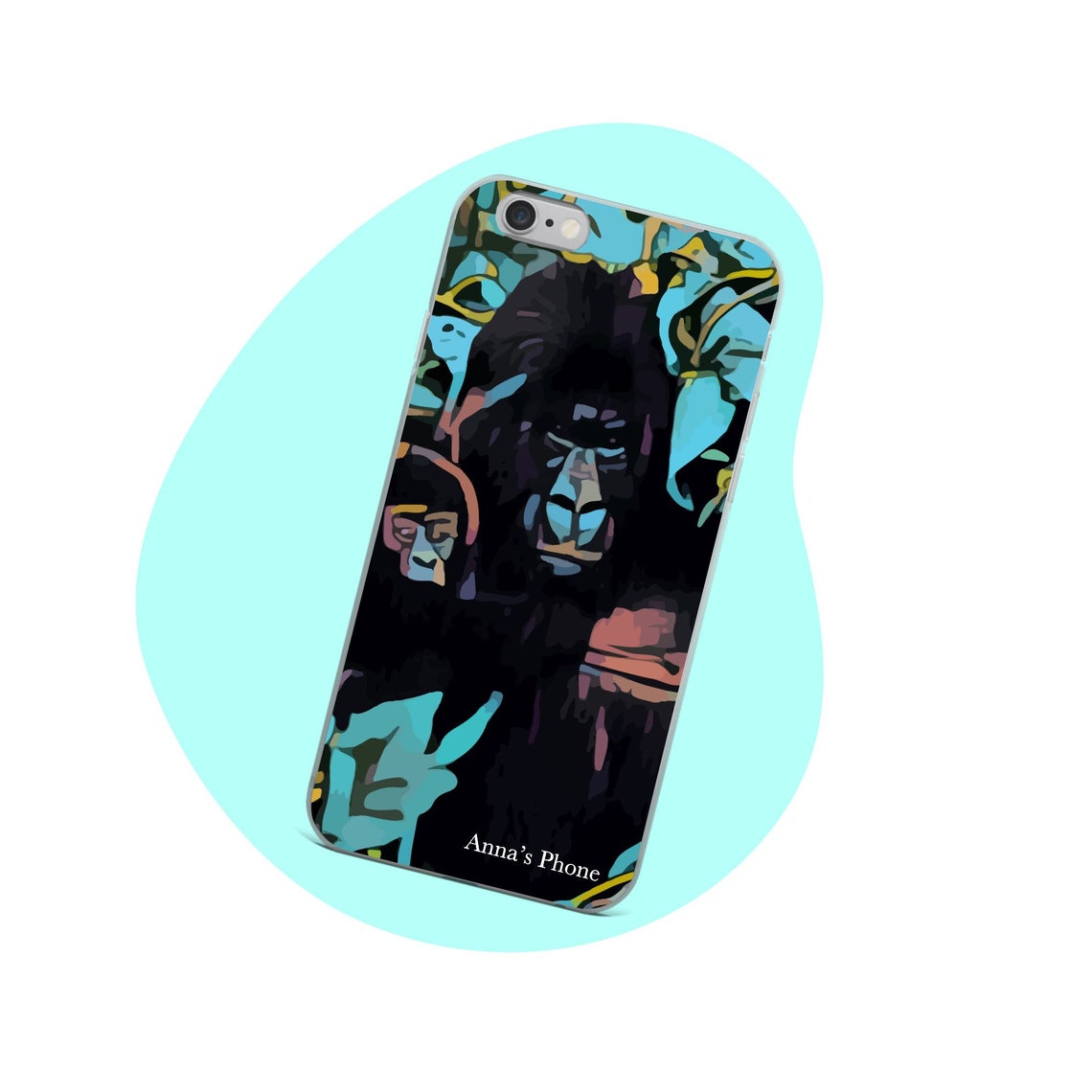 Gorilla Custom Phone Case / Custom Gorilla Case / Customizable Etsy