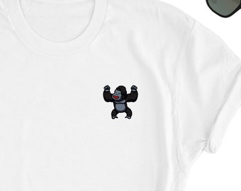 Gorilla Shirt, Gorilla Lover T-Shirt, Cute Gorilla Tee Shirt, Gorilla Gift Shirt, Gorilla Tee, Gift Gorilla Lover Friend, Gorilla UNISEX Tee