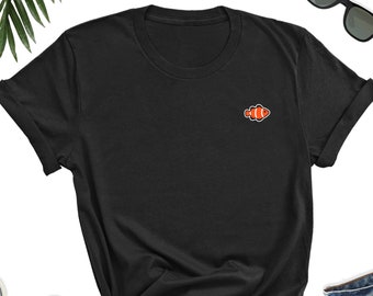 Camiseta de pez payaso, camiseta para amantes del pez payaso, camiseta para amantes de los peces, camiseta sencilla para amantes del océano, regalo para amantes del pez payaso, camiseta unisex de peces, peces