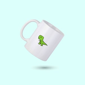 T-Rex Fun Coffee Mug, T-Rex Fun Personalized Mug, T-Rex Dinosaur Coffee Cup, Dinosaurs Lover Mug, Gift for Him, Gift for Her, Co-worker Gift