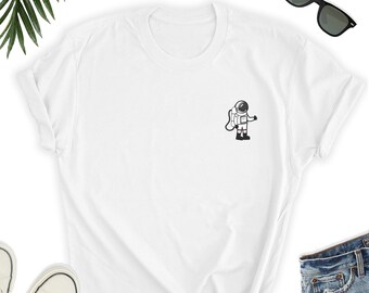 Maglietta con icona astronauta, maglietta carina per gli amanti degli astronauti, regalo per gli amanti degli astronauti, maglietta con icona astronauta, maglietta con icona astronauta, maglietta UNISEX