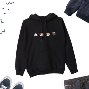 Sushi Hoodie, Super Cute Sushi Hoodie, Sushi Lover Sweater, Sushi Cute Hoodie, Japan Food Lover Sweater Jumper, Sushi UNISEX ADULT HOODIE