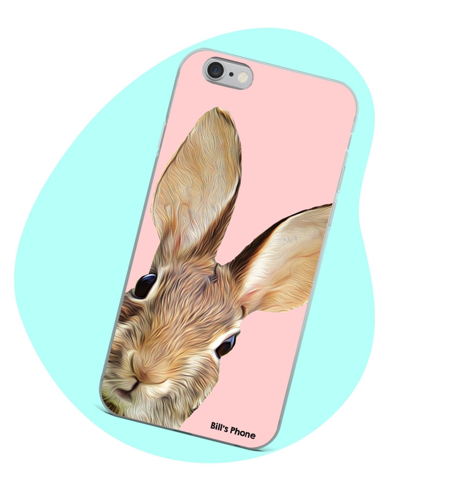 Bunny Customizable Iphone Case // Cute Custom Rabbit Case // Etsy
