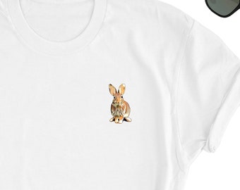 Camiseta de conejo, camiseta para amantes de los conejos, camiseta para amantes de los conejos, camiseta de regalo de conejo lindo, camiseta de conejo, regalo para amantes de los conejos, camiseta unisex de conejo para adultos