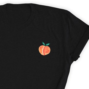 Peach Shirt, Cute Peach Design T-Shirt, Peach Tee Shirt, Peach Icon Gift Shirt, Peach Tee, Gift Peaches Friends UNISEX Shirt