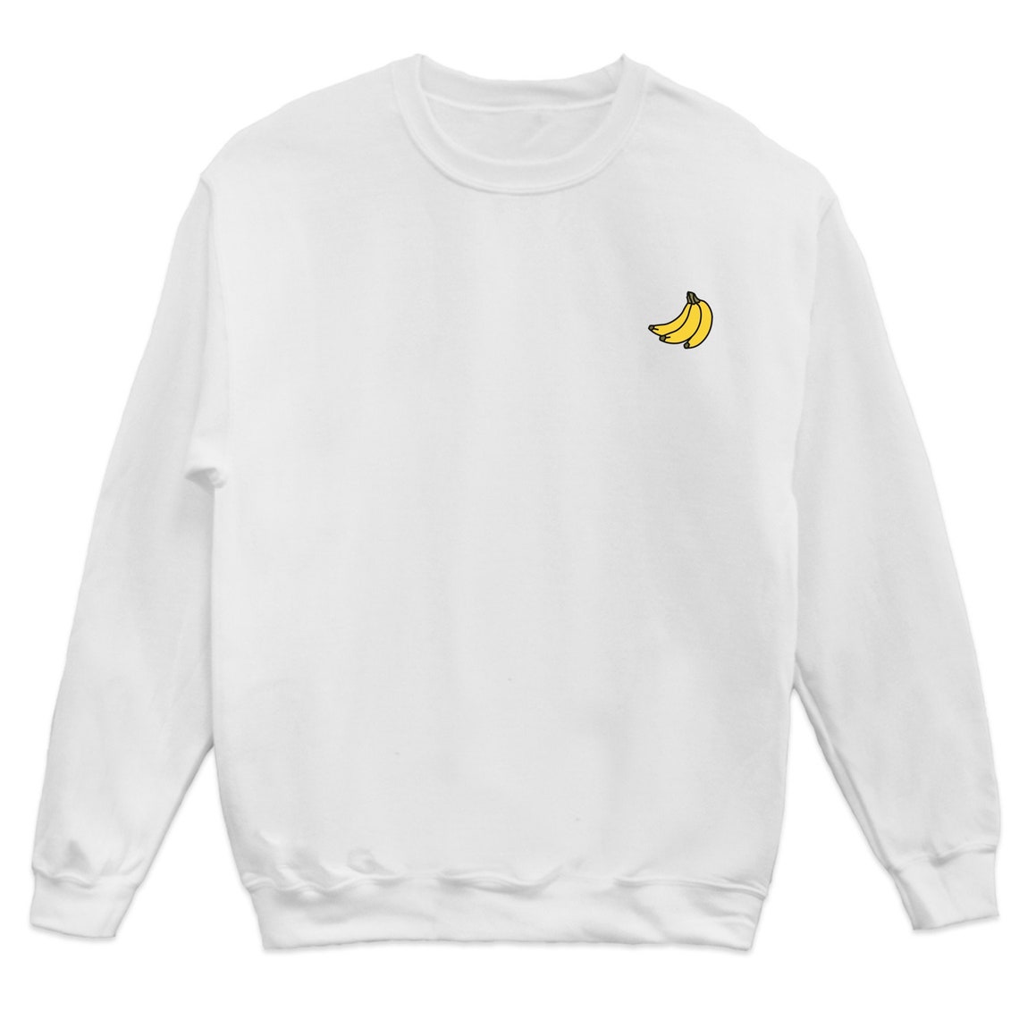 Banana Sweatshirt Cute Banana Sweater Banana Sweater Banana Etsy