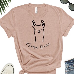 Mama Llama T-shirt Women / Cute New Mom Shirt / Llama Lover / Gift for Mom / No Drama Llama / Funny Shirt For Moms / Mothers Mom Day tees
