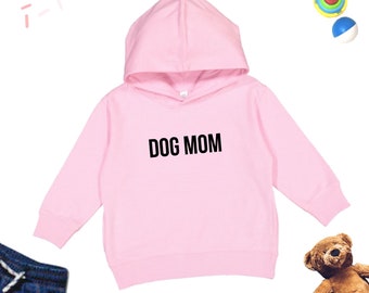 Hund Mama Kinder und Kleinkind Hoodies Sweatshirts, Hund Mama Kind Geschenk, Geschenk für Hundeliebhaber Tochter, Tochter Hoodie, Mädchen Kleinkind Hoodie Pullover