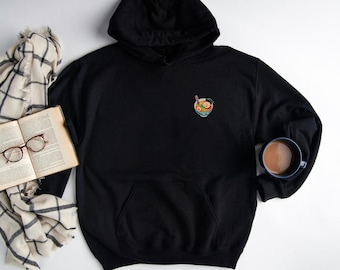 Ramen Hoodie, Ramen Design Hoodie, Ramen Hooded Sweater, Ramen Lover Sweatshirt, Ramen Lover Friend Gift, Ramen Icon UNISEX ADULTS Hoodie