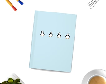 Penguin Spiral Notebooks Journal, Penguins Journal, Gift for Penguins Lover Notebook, Cute Penguin Notebook Journal, Penguin Gift Journal
