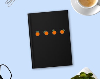 Orange Journal Spiral Notebooks, Oranges Journal, Gift for Oranges Lover Friend Notebook, Orange Notebook Journal, Cute Orange Journal Gift