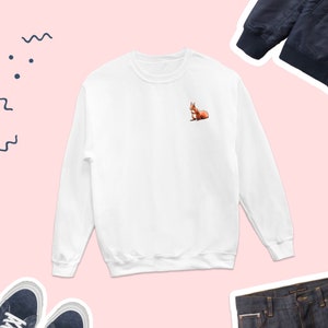 Squirrel Sweatshirt, Squirrel Icon Sweater, Squirrel Crewneck, Squirrel Top Gift, Cute Squirrel Gift, UNISEX SWEATSHIRT